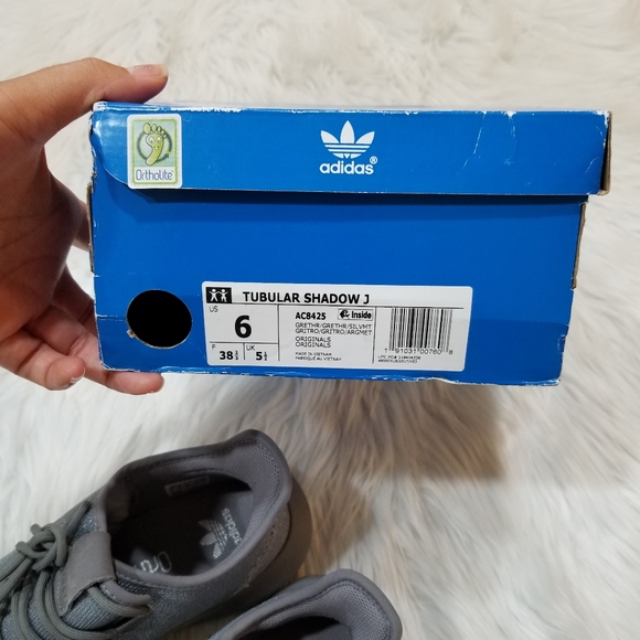 Adidas Tubular Shadow Sneakers Color Gray With Silver Glitter SIZE 8 Women..... - Picture 10 of 10